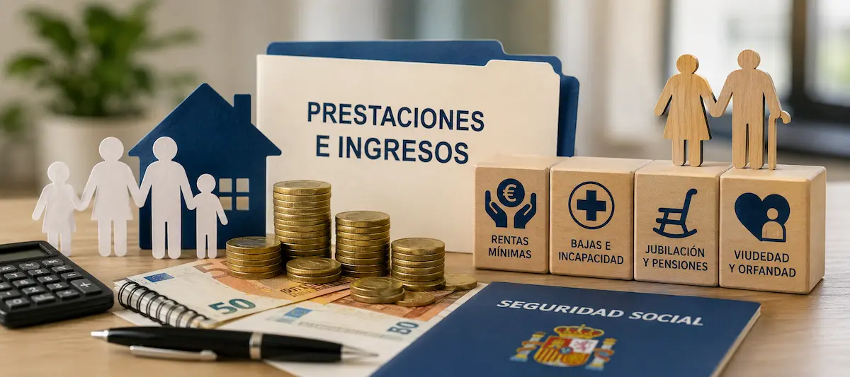 Prestaciones e ingresos