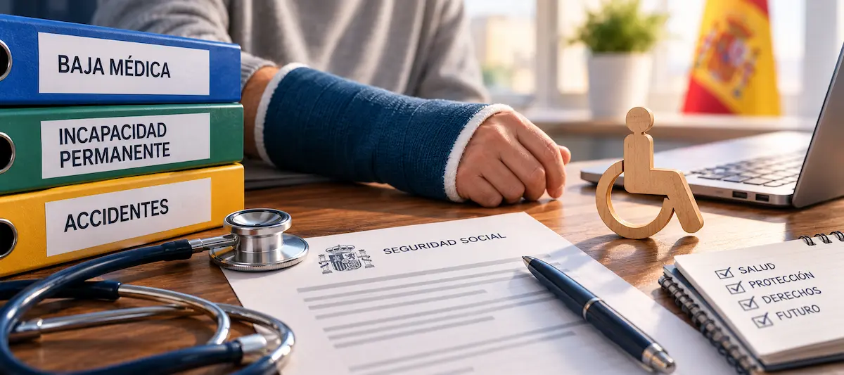 Prestaciones por incapacidad, enfermedad y accidentes