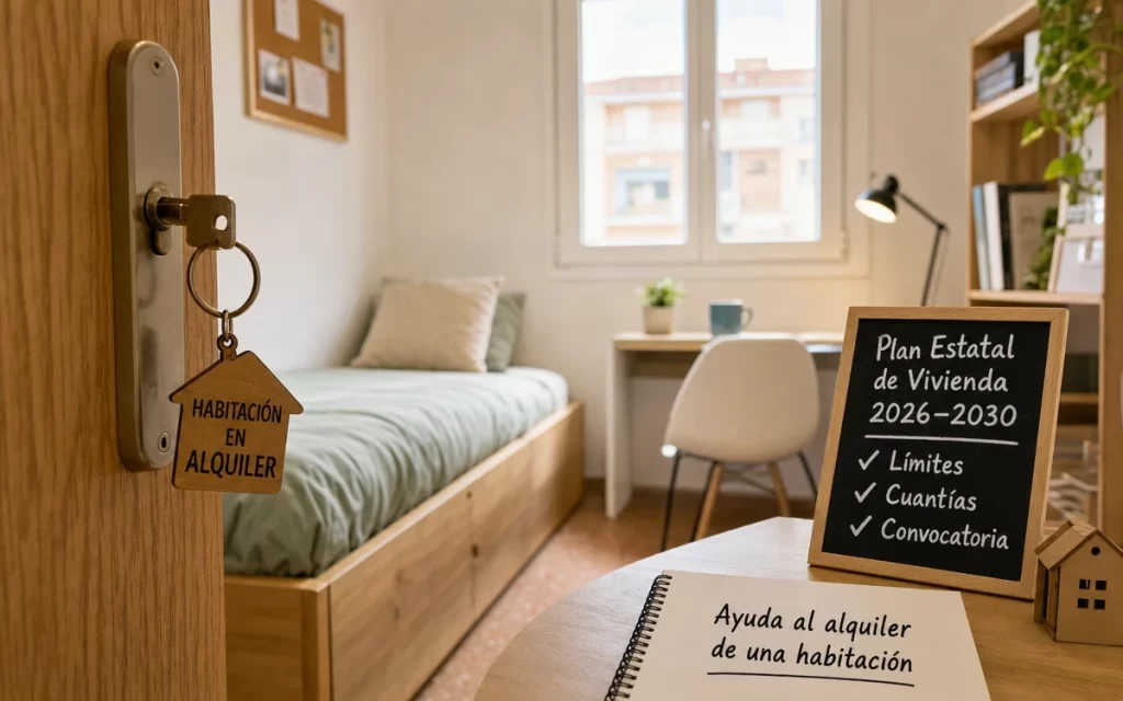 Ayuda al alquiler de una habitación en el Plan Estatal de Vivienda 2026-2030
