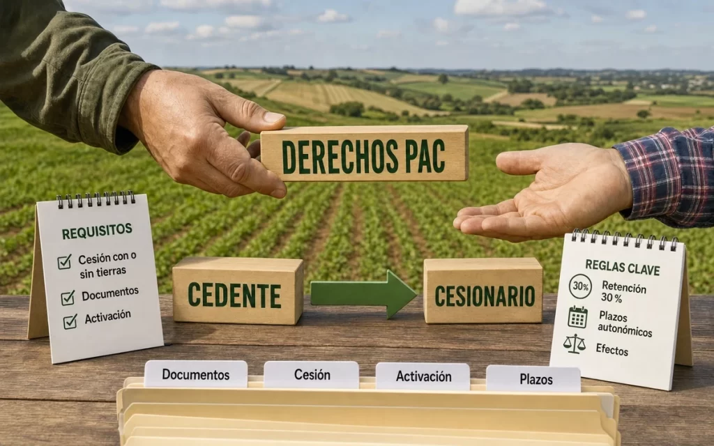 Cesión de derechos PAC: cuándo se puede hacer y qué efectos tiene