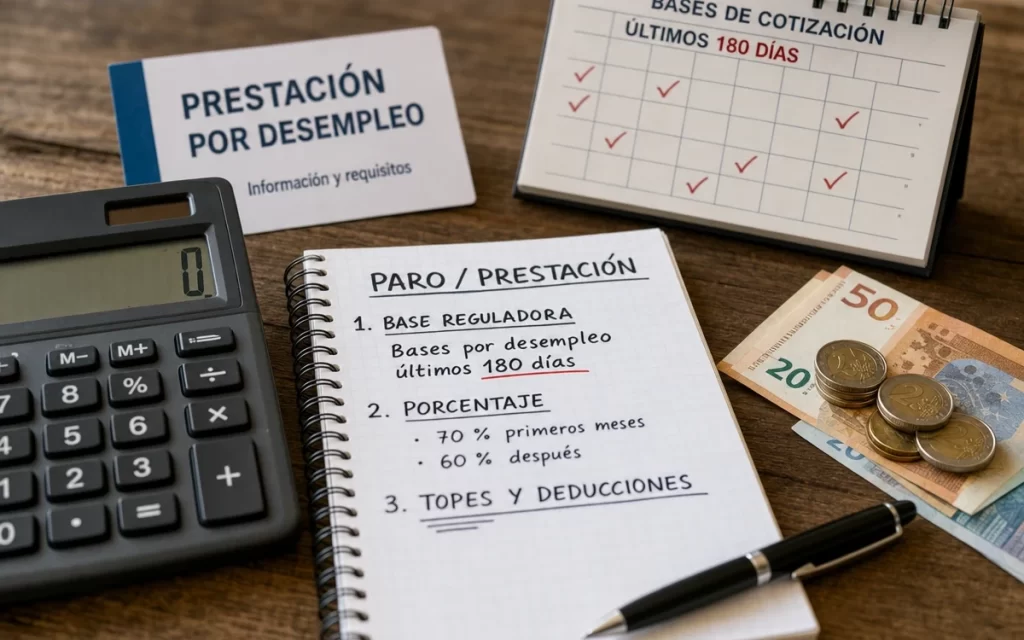 Cómo calcular la cuantía del paro según tus bases de cotización
