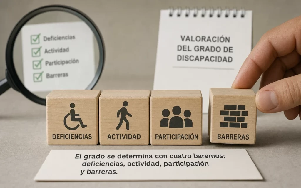Cómo se valora el grado de discapacidad con el baremo actual