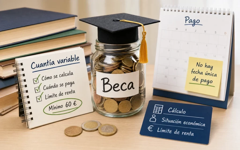 Cuantía variable de la beca: cómo se calcula y cuándo se paga