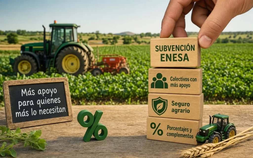 Cuánto subvenciona ENESA el seguro agrario y qué colectivos tienen más apoyo
