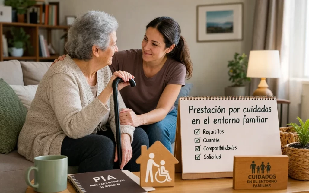 Prestación económica para cuidados en el entorno familiar: requisitos