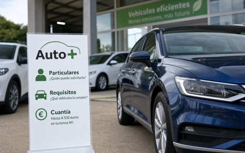 Programa Auto+ para particulares: requisitos y cuánto puedes recibir