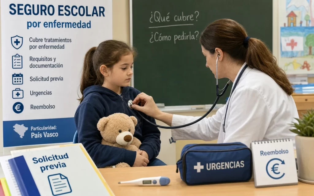 Asistencia por enfermedad en el Seguro Escolar: qué cubre y cómo pedirla